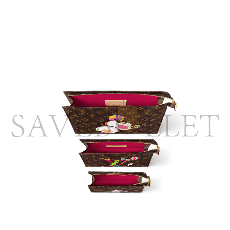 LOUIS VUITTON MASTER MURAKAMI LV X TM TRIO TOILETRY POUCH M13762 (25*20*6cm)